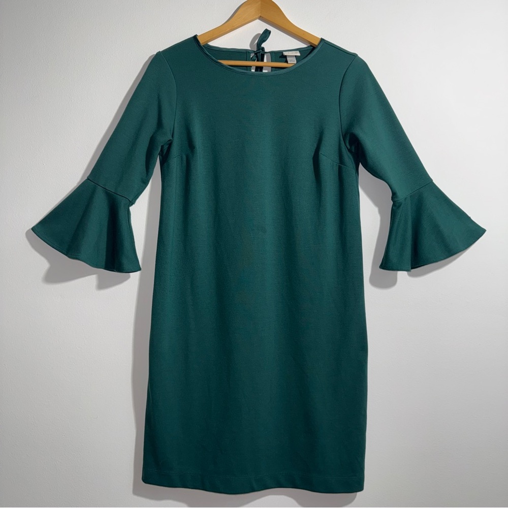 a new day Emerald Flare Sleeve Midi Dress Size‎ Small